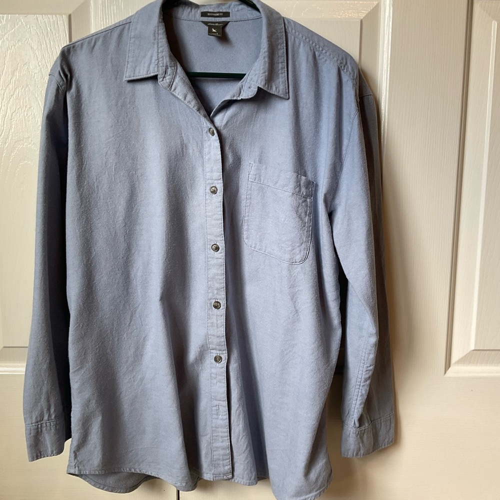 Eddie Bauer Women’s Light Blue Casual Shirt